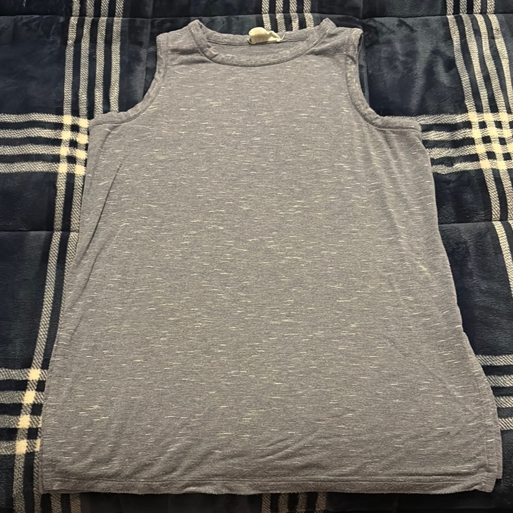 LOFT Heather Blue Lounge Top
